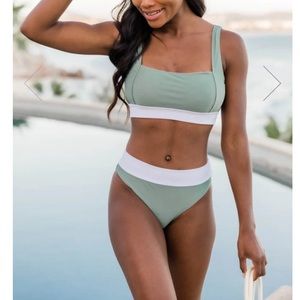 Match Made in Paradise Green Bikini Bottoms